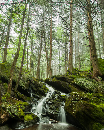 Buttermilk Falls (inset)