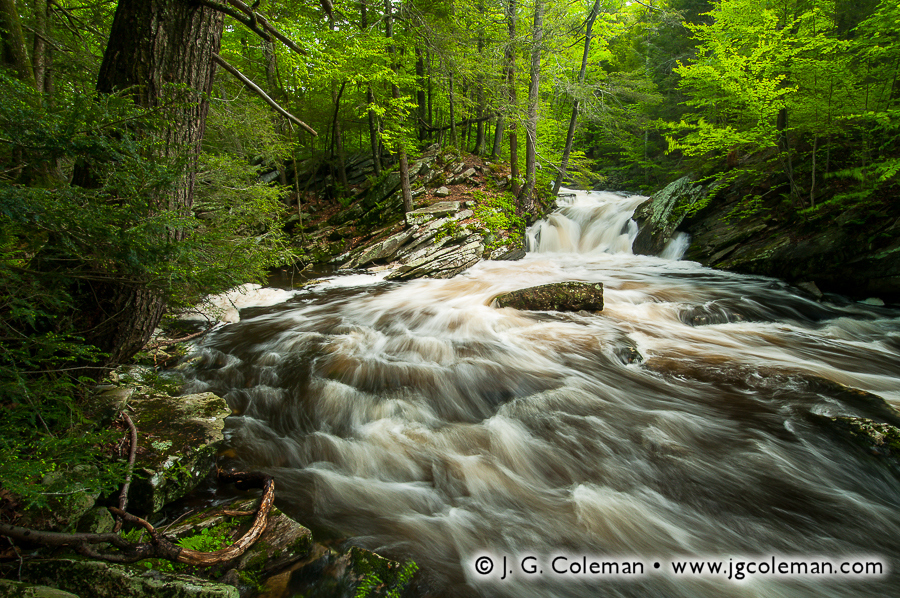 Saugatuck Whitewater (Saugatuck Falls, Saugatuck Falls Natural Area, Redding, Connecticut)