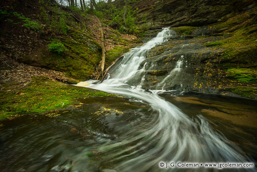 Nowashe (Lower waterfall at Center Springs Park, Manchester, Connecticut)