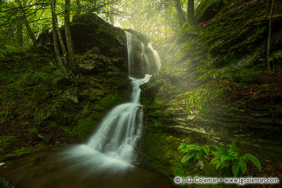 Pautipaug Glade (Little Muk Falls on Pautipaug Brook, Sprague, Connecticut)